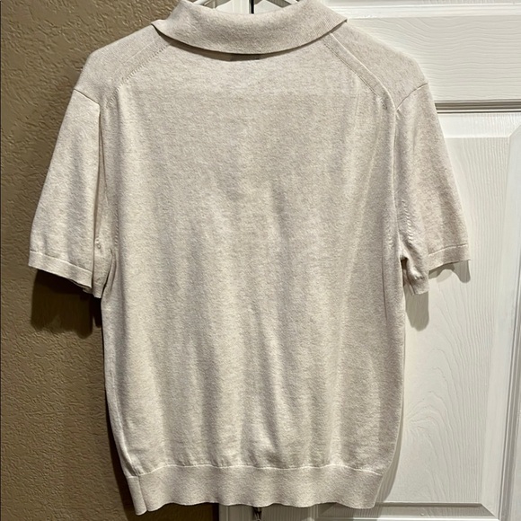 J. Crew Men's Light Beige Polo Shirt - Picture 4 of 7